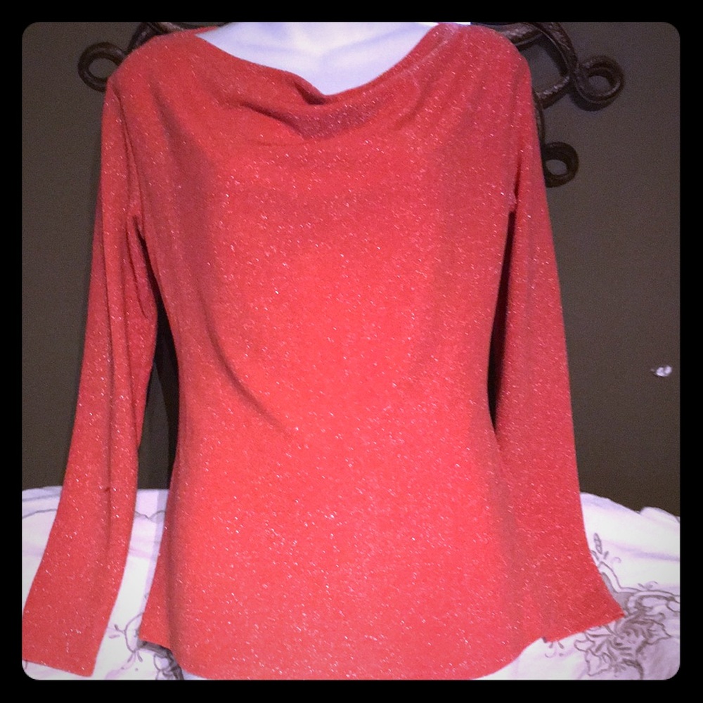 Orange Shimmer ya Los Angeles shirt 👚 super cute